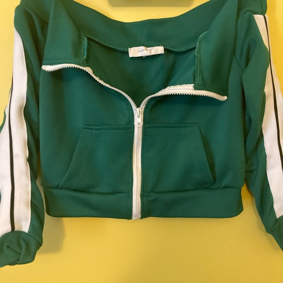 Woman halfheart Three strive over the shoulder, track jacket small - Picture 1 of 9